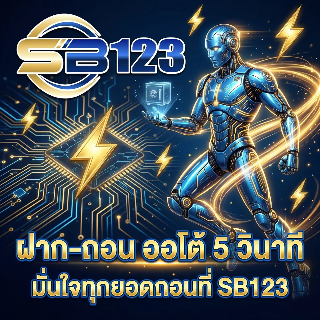 SB123 ฝากถอนอัตโนมัติ รวดเร็ว ปลอดภัย