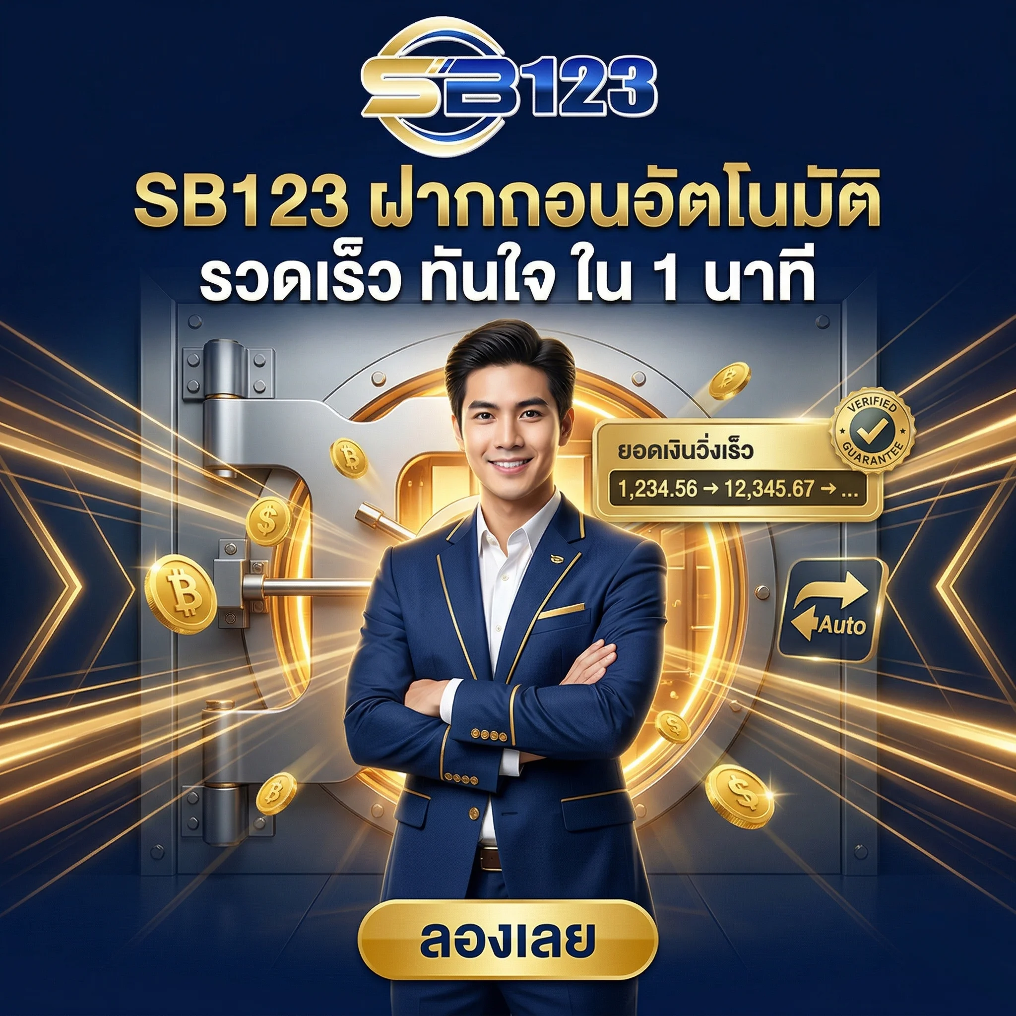 SB123 ฝากถอนอัตโนมัติ ระบบการเงินรวดเร็วและปลอดภัย