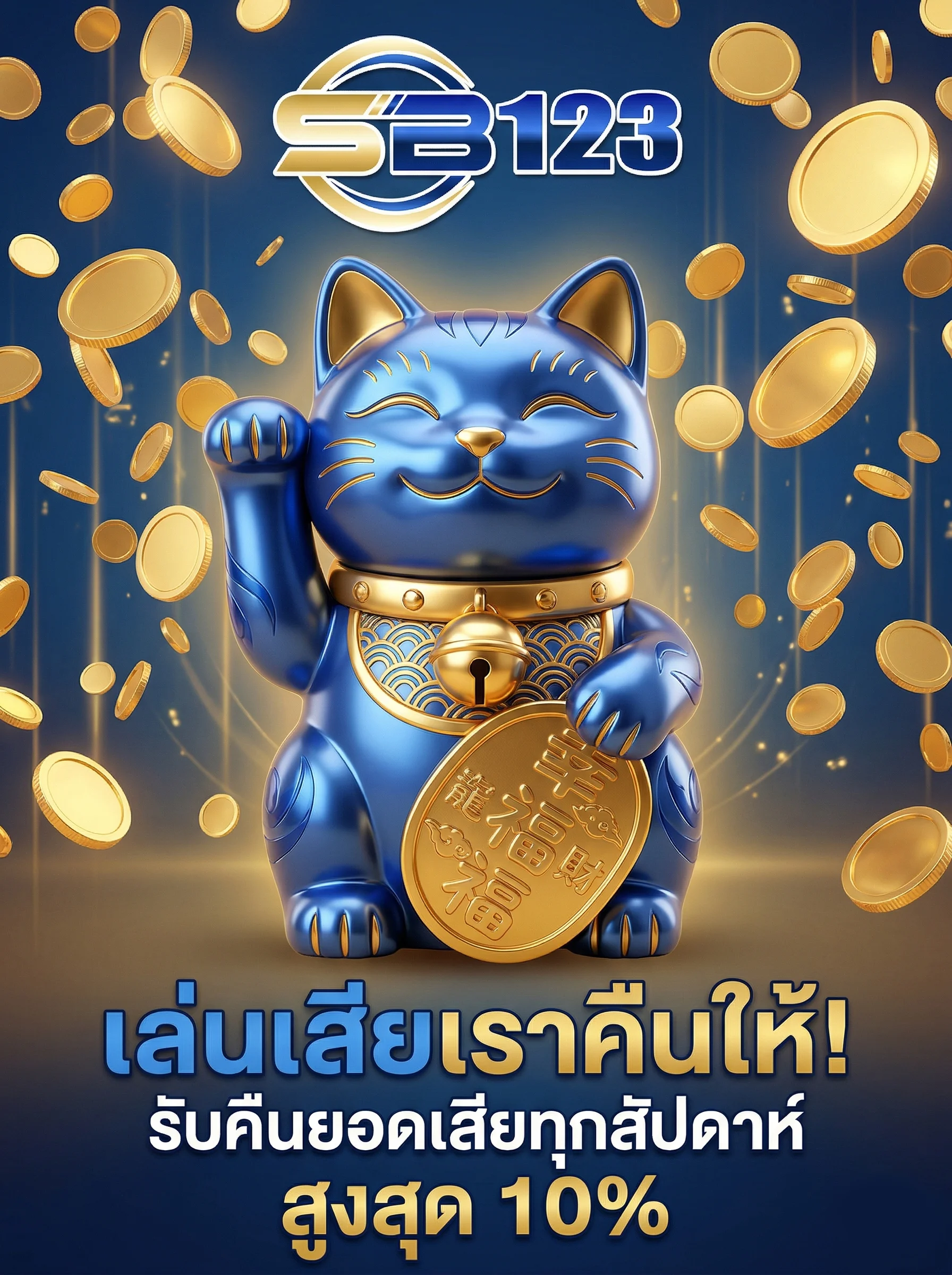 คืนยอดเสีย SB123 โปรโมชั่นคืนเงินทุกสัปดาห์