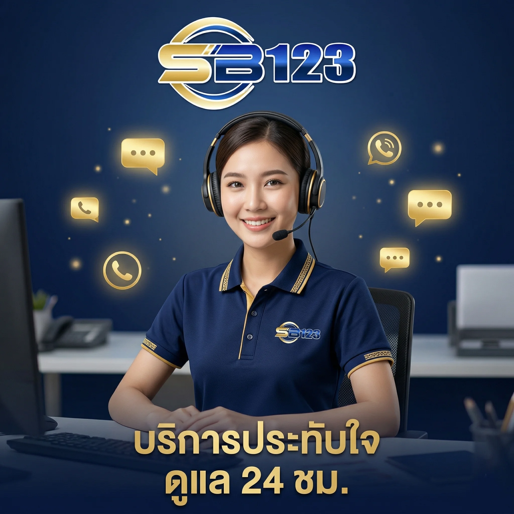 ติดต่อเจ้าหน้าที่ SB123 สอบถามทางเข้าเล่นและโปรโมชั่น