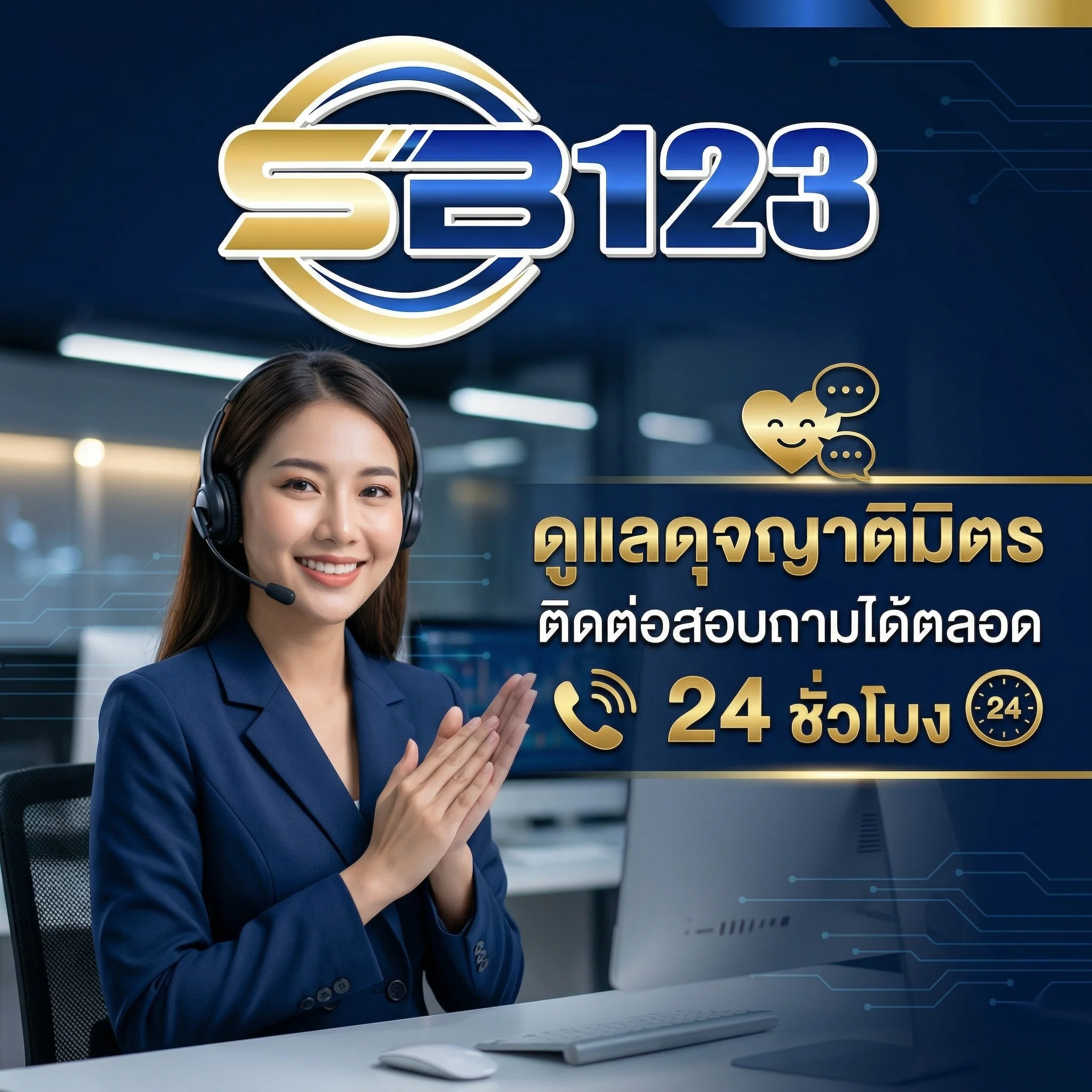 ติดต่อสอบถามเจ้าหน้าที่ SB123 บาคาร่า บริการช่วยเหลือลูกค้าตลอด 24 ชั่วโมง