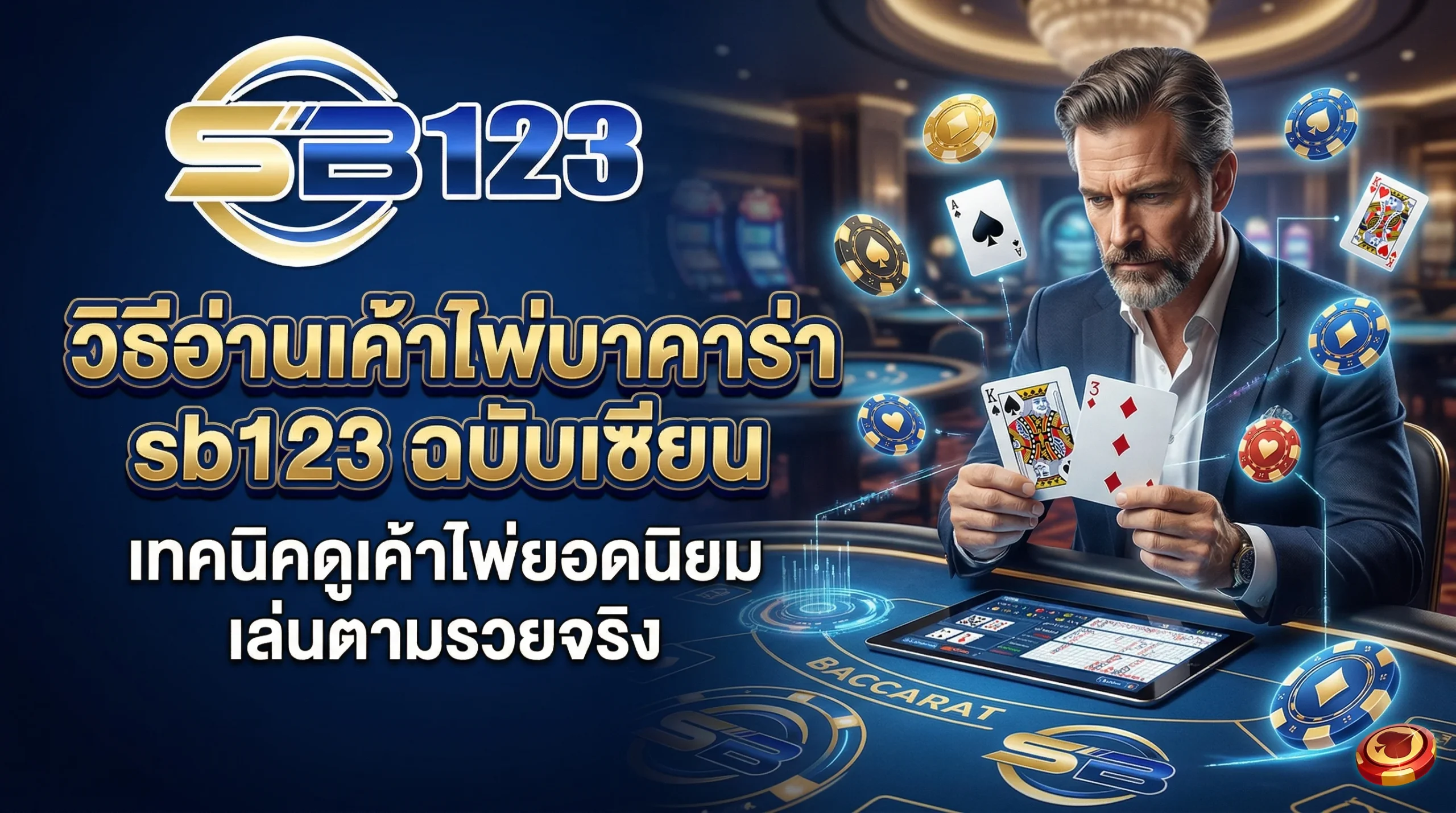 เทคนิคทำกำไรจาก sb123 บาคาร่า พร้อมวิธีอ่านเค้าไพ่ฉบับจับมือทำ