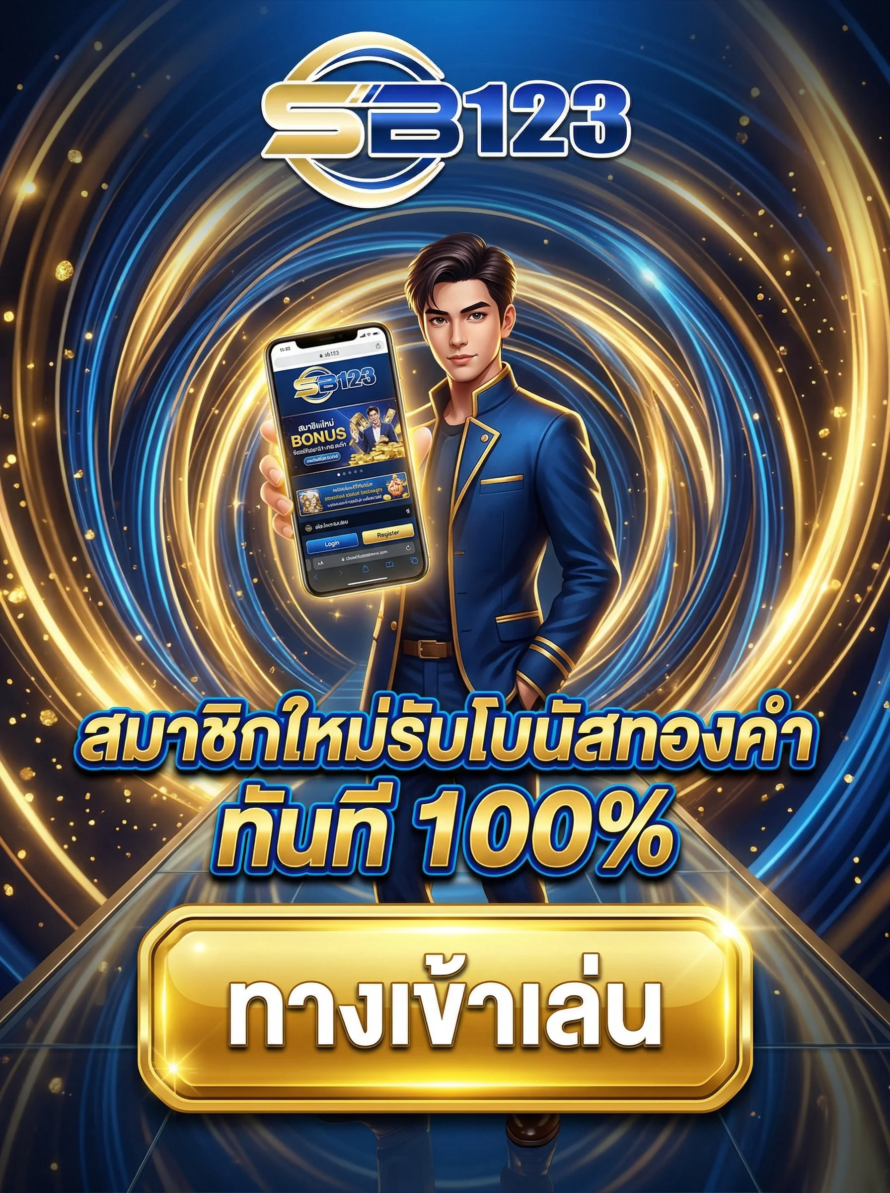 ทางเข้าเล่น SB123 พร้อมโปรโมชั่นเครดิตฟรี