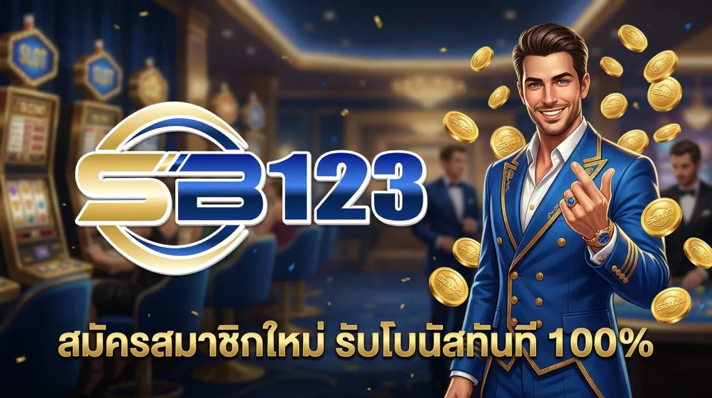 โปรโมชั่น SB123 สมาชิกใหม่รับโบนัสฟรีและสิทธิพิเศษมากมาย
