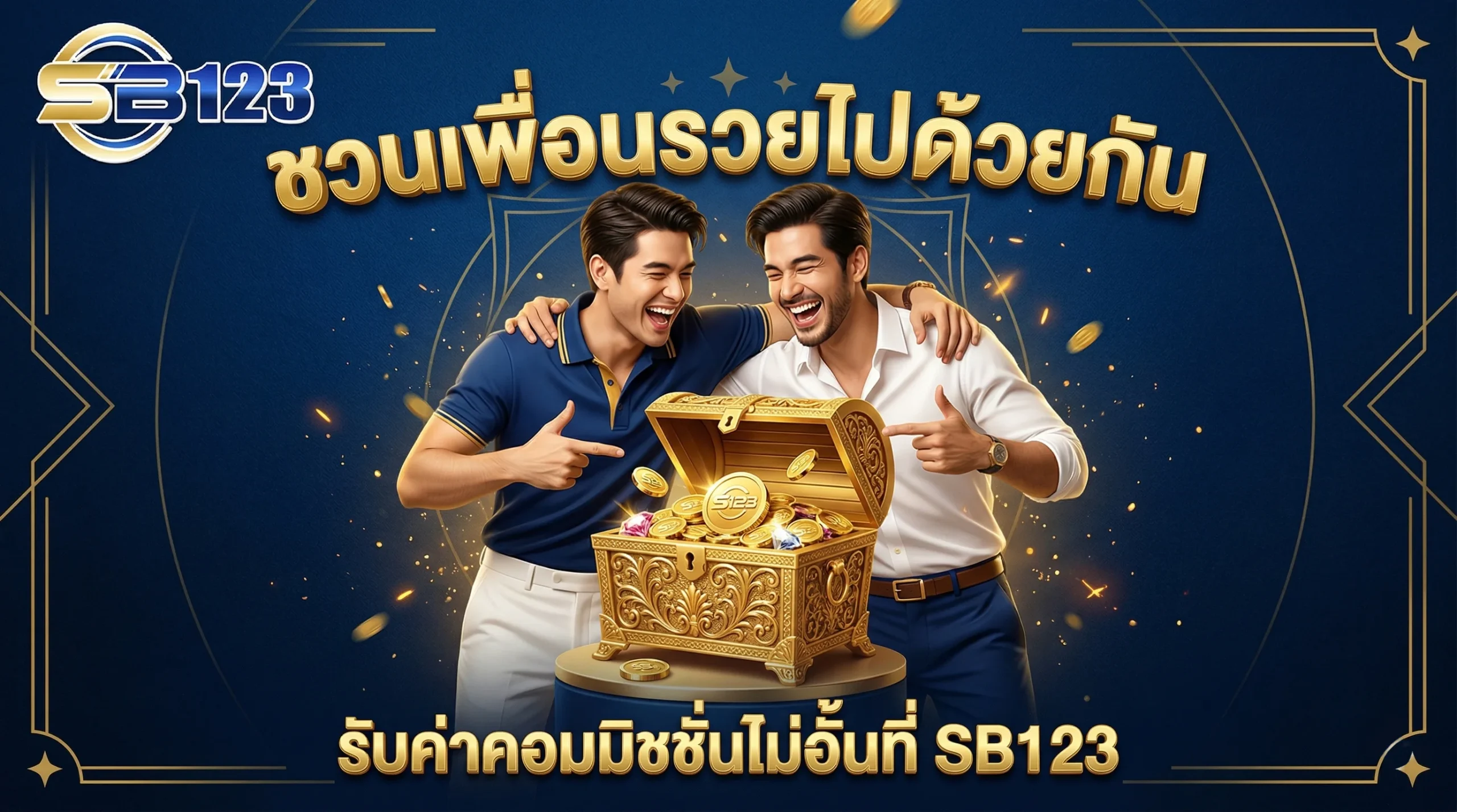 โปรโมชั่น SB123 แนะนำเพื่อนรับค่าคอมมิชชั่น