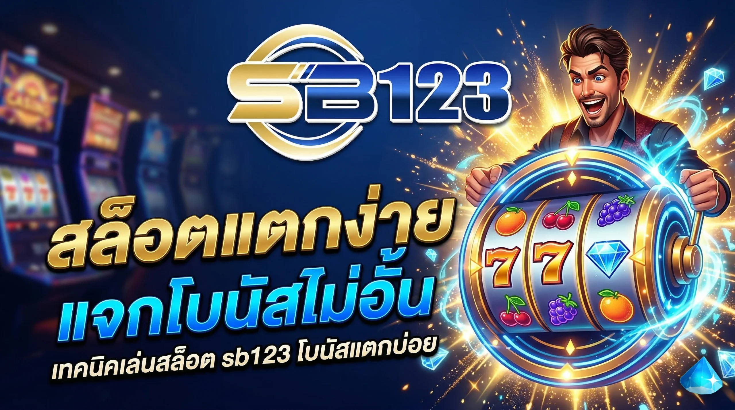เทคนิคเล่นสล็อต sb123 สำหรับมือใหม่ โบนัสแตกง่าย