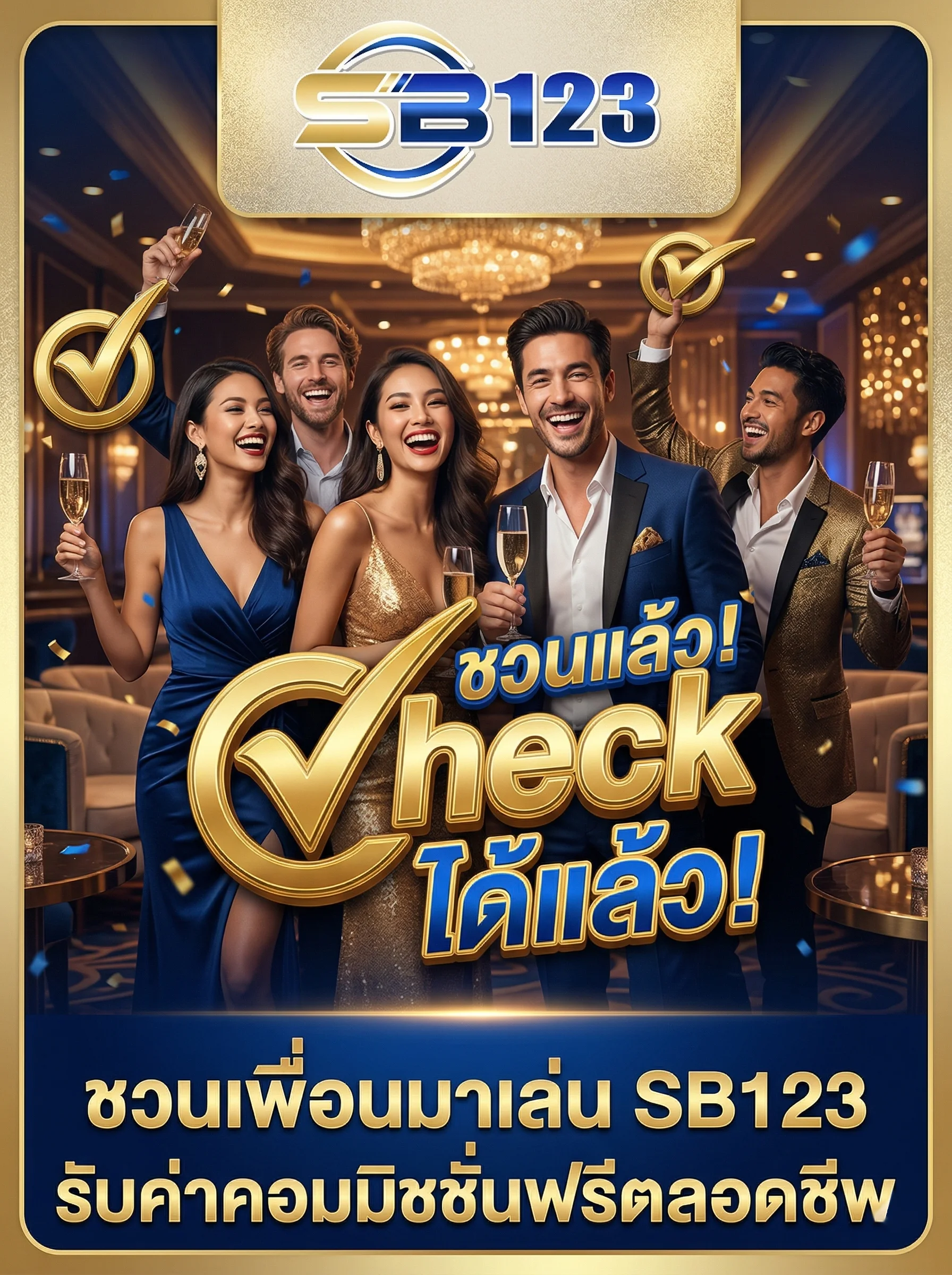 แนะนำเพื่อนเล่น SB123 บาคาร่า รับรายได้เสริมและค่าคอมมิชชั่นง่ายๆ