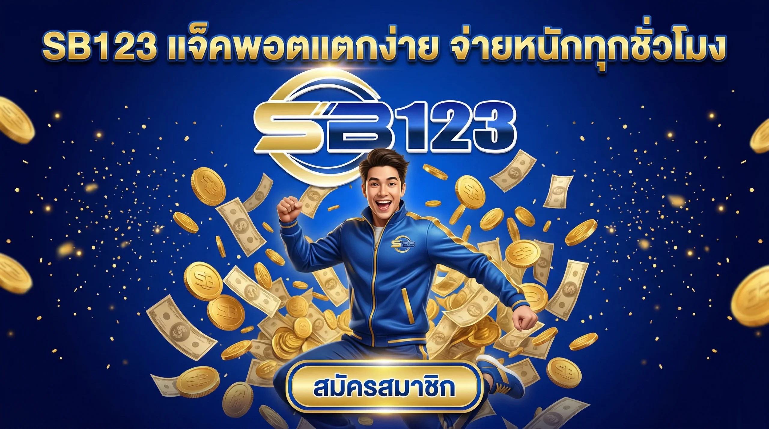 SB123 รวมเกมสล็อตและคาสิโน แจ็คพอตแตกง่าย