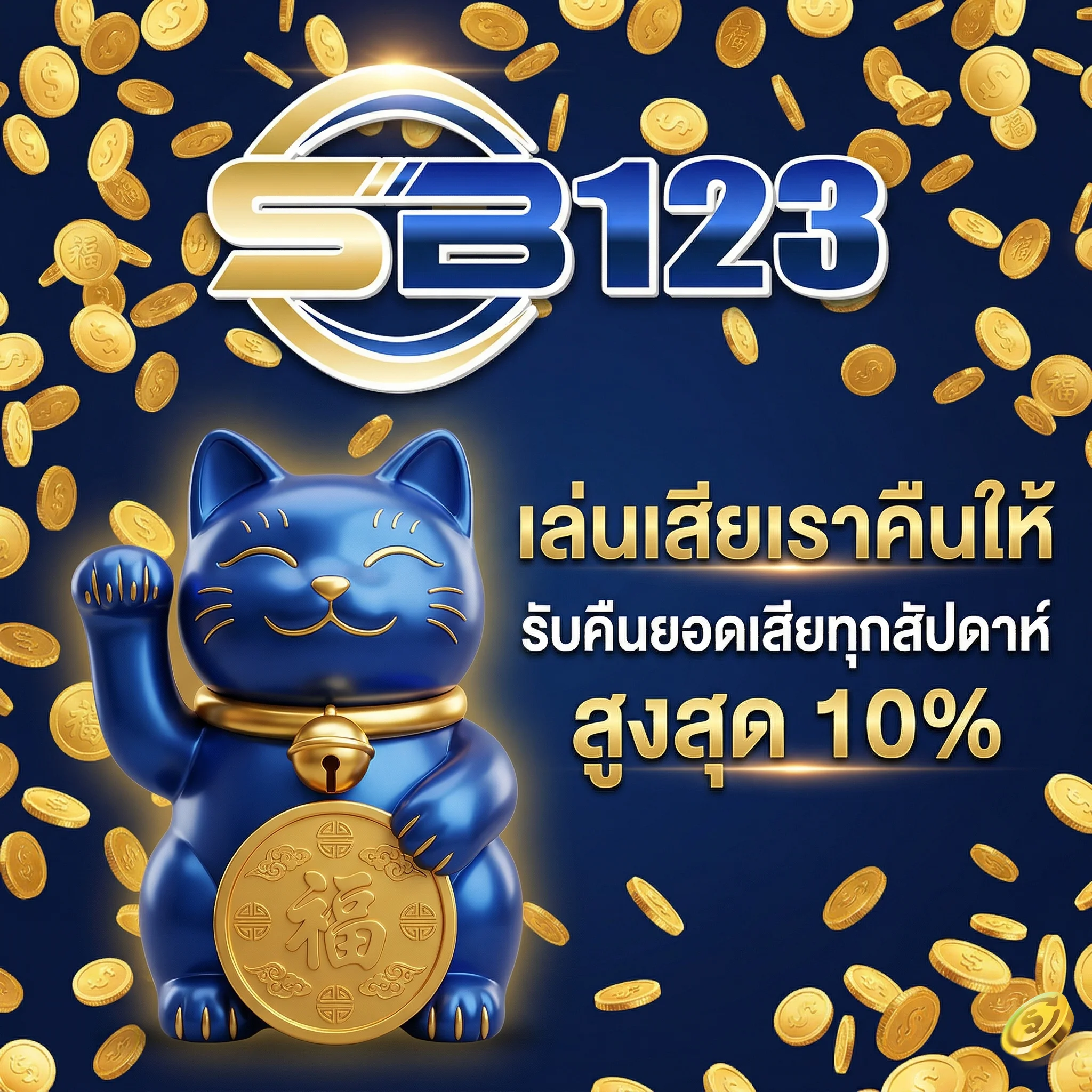 cashback.png คืนยอดเสียทุกสัปดาห์ SB123 คาสิโน โปรโมชั่นคืนเงิน