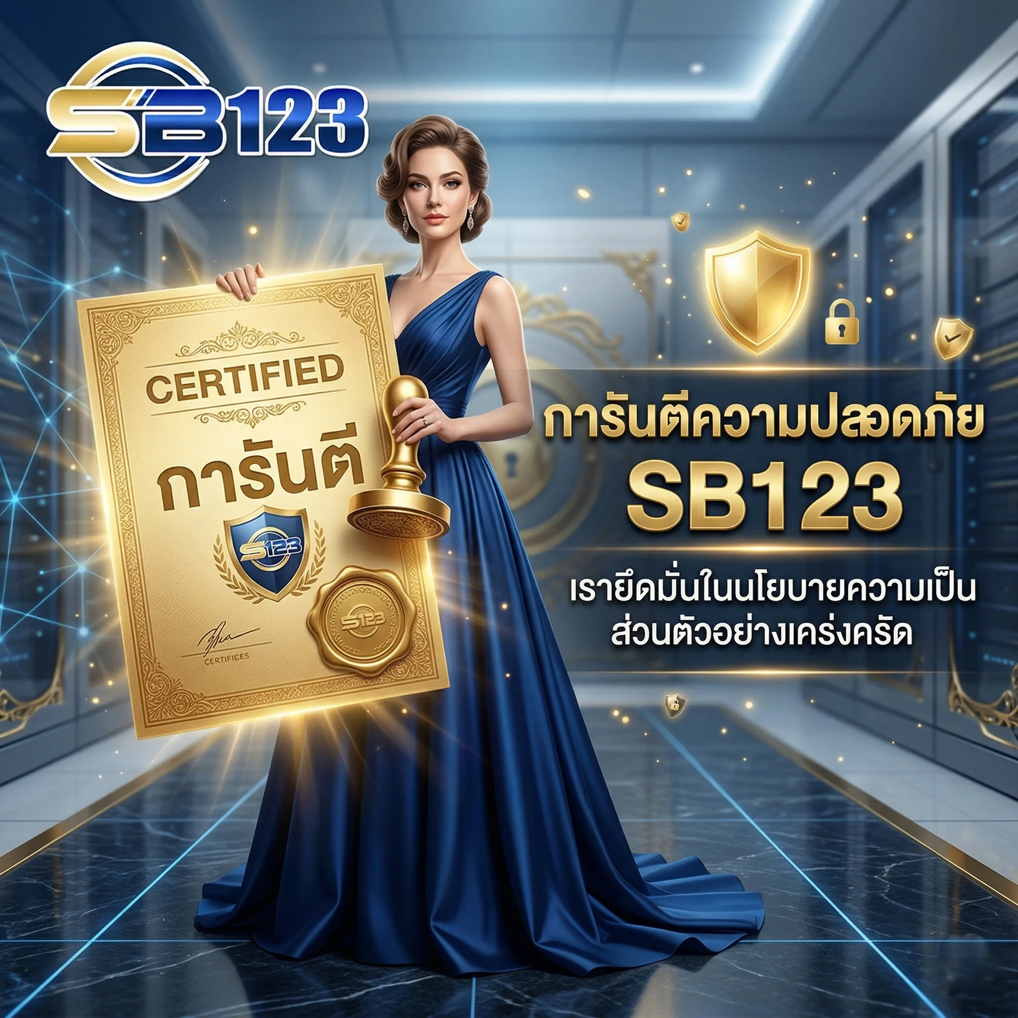 การันตีความปลอดภัยและนโยบายความเป็นส่วนตัว SB123 เว็บที่น่าเชื่อถือที่สุด