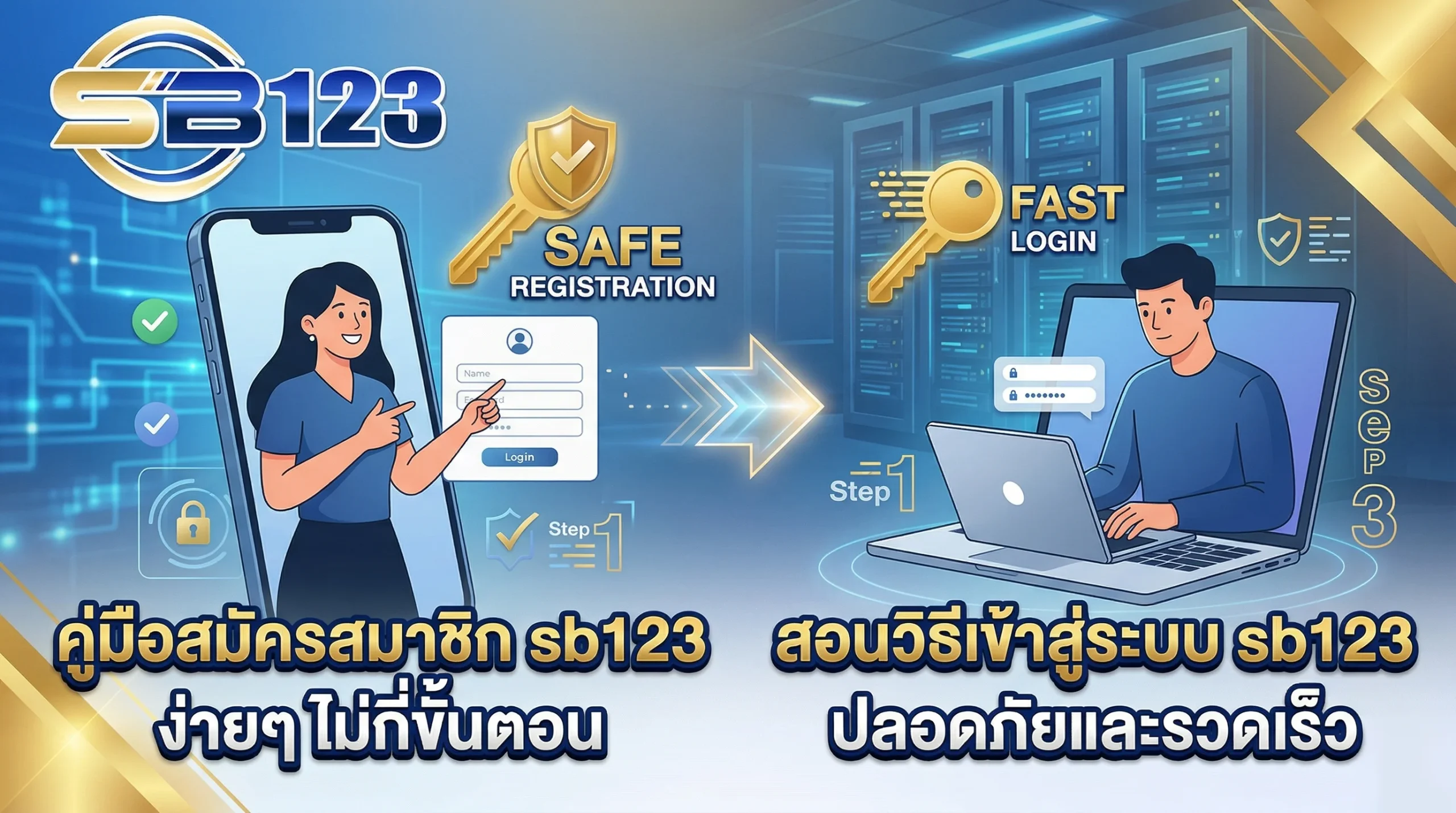 คู่มือ sb123 Login วิธีสมัครสมาชิกและเข้าสู่ระบบอย่างปลอดภัย