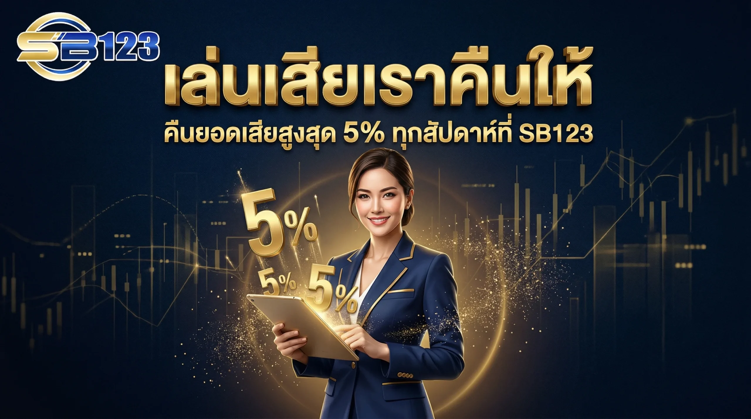โปรโมชั่น SB123 คืนยอดเสียรายสัปดาห์