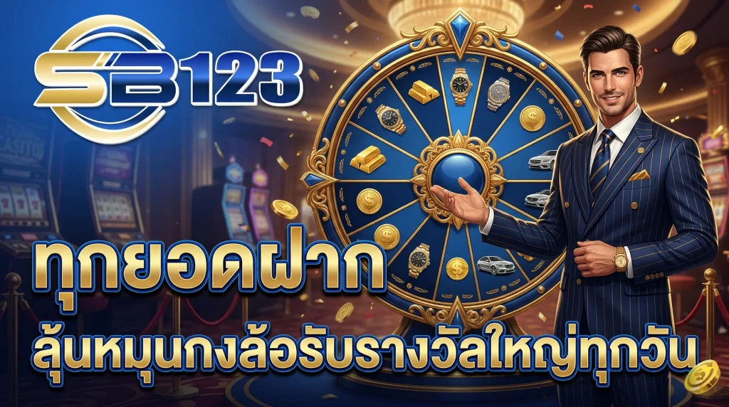 โปรโมชั่น SB123 กงล้อนำโชค ลุ้นรับรางวัลใหญ่และเครดิตฟรี