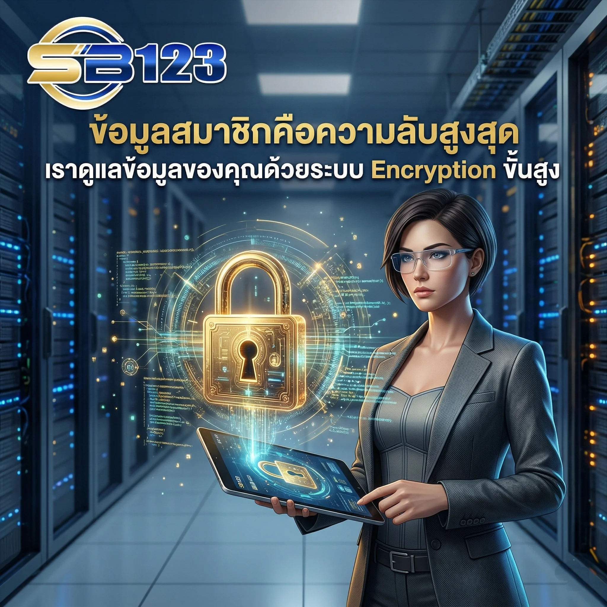 SB123 บาคาร่า การปกป้องข้อมูลส่วนบุคคลของสมาชิกด้วยระบบเข้ารหัส