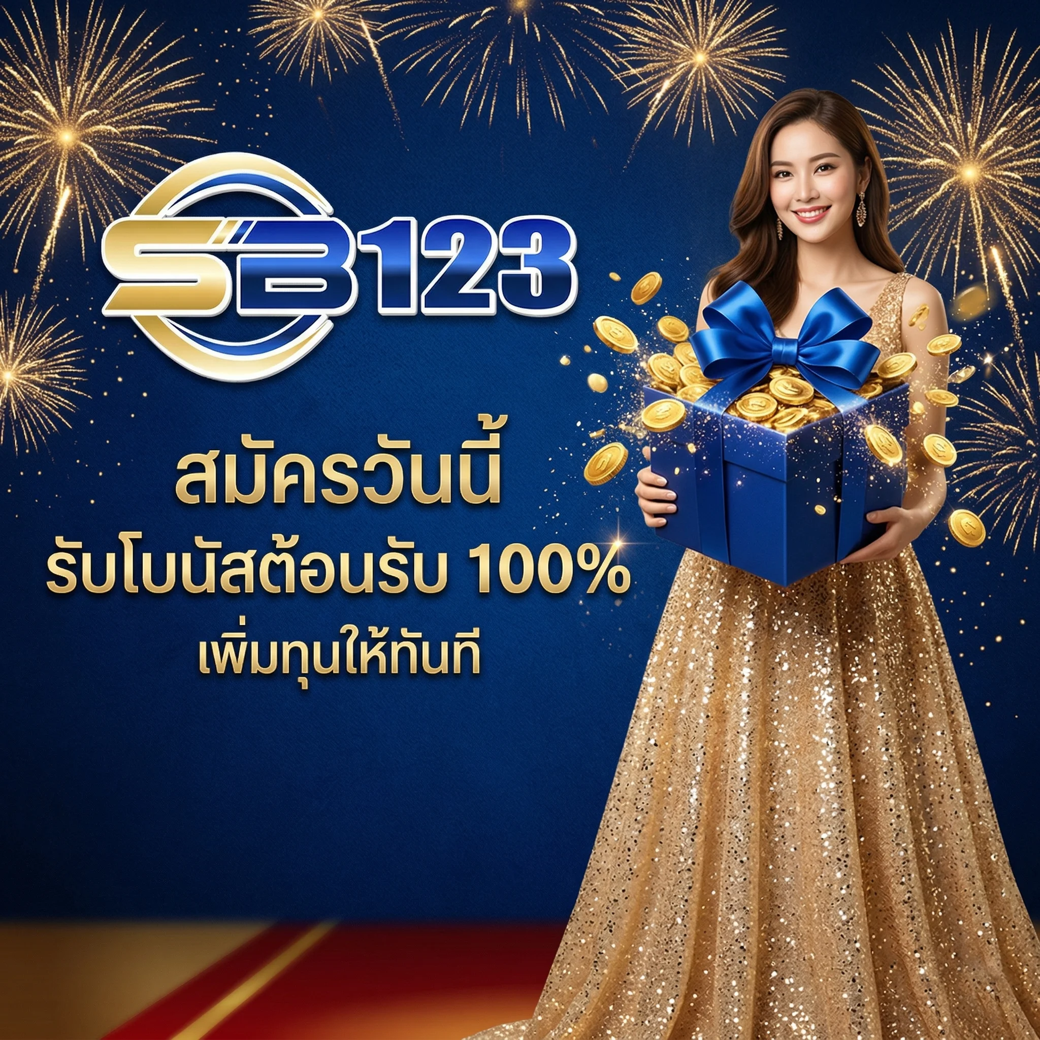 promotion.png โปรโมชั่นสมาชิกใหม่ SB123 รับโบนัสฟรี 100%