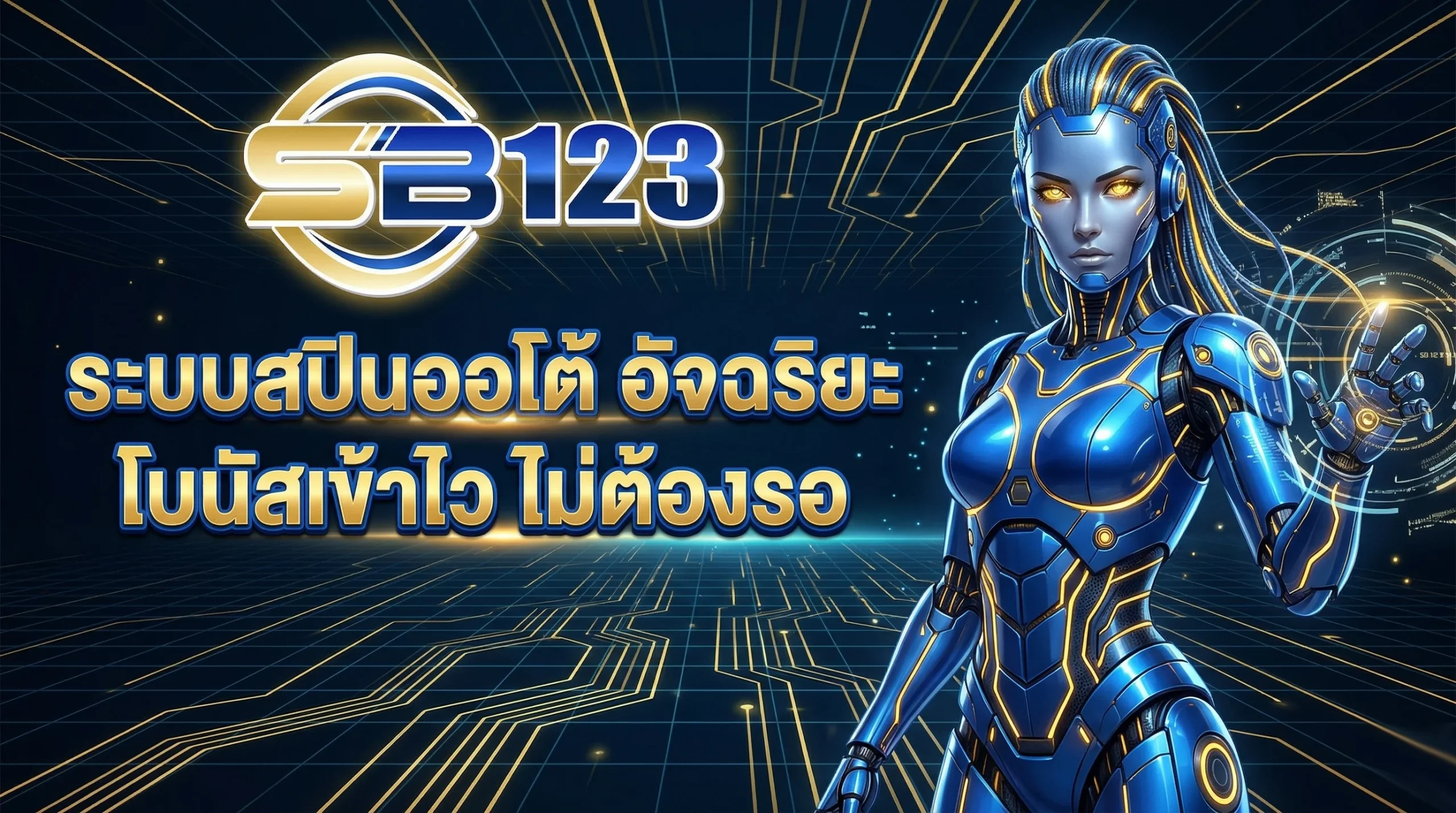 ทางเข้าเล่น SB123 สล็อต ด้วยระบบ AI อัจฉริยะ โบนัสแตกไว เล่นลื่นไม่มีสะดุด