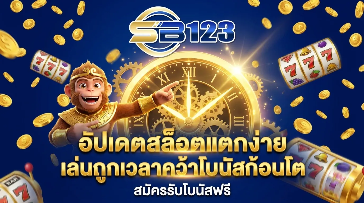 อัปเดตสล็อตแตกง่าย เล่นถูกเวลาคว้าโบนัสก้อนโต สมัครรับโบนัสฟรี